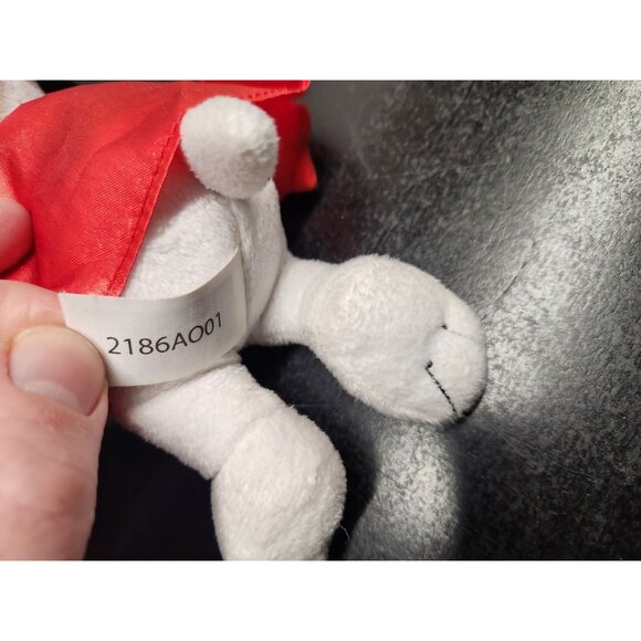 Superhero Snoopy Plush Toy With Red Mask & Cape Peanuts Just Play 2016 - Picture 6 of 10